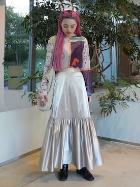 MARTEさん（レディース・163cm）の春コーディネート
