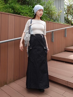 MARTEさん(レディース・158cm)の夏コーディネート