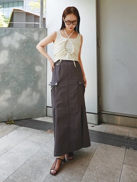MARTEさん(レディース・158cm)の夏コーディネート