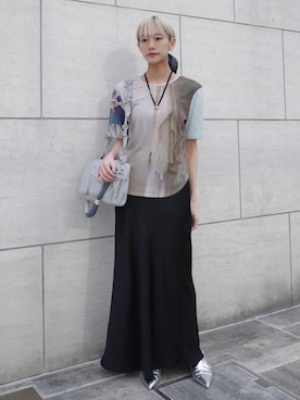 MARTEさん（レディース・160cm）の冬コーディネート