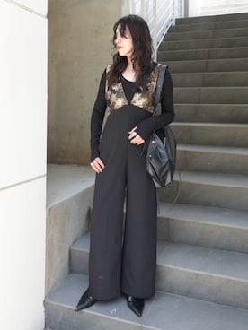 「sahara（サハラ）のアイテム」を使った、MARTEさん（レディース・159cm）の春コーディネート