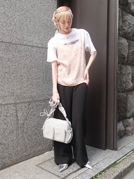 「sahara（サハラ）のアイテム」を使った、MARTEさん（レディース・160cm）の春コーディネート