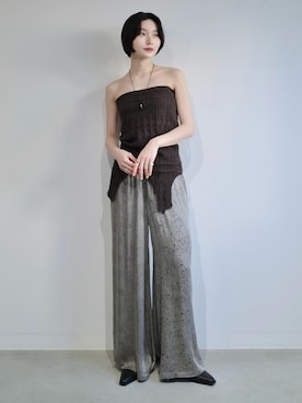 「Ruh Dhan（ルーダン）のアイテム」を使った、MARTEさん（レディース・162cm）の夏コーディネート