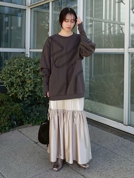 「ゴールド」｜MARTEさん（レディース・162cm）の春コーディネート