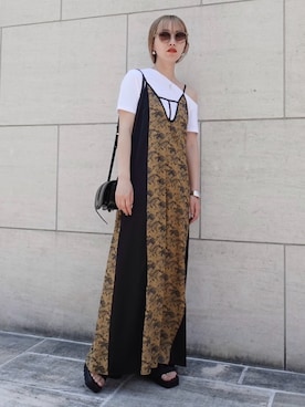 「SYKIA」｜MARTEさん（レディース・157cm）の夏コーディネート