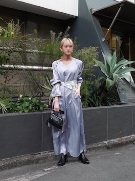 MARTEさん(レディース・160cm)の冬コーディネート
