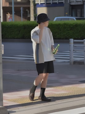 「niko and...（ニコアンド）のアイテム」を使った、かやさん（メンズ・170cm）の春コーディネート