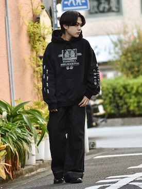 「NEUNA（ヌナ）のアイテム（パンツ）」を使った、かやさん（メンズ・170cm）の冬コーディネート