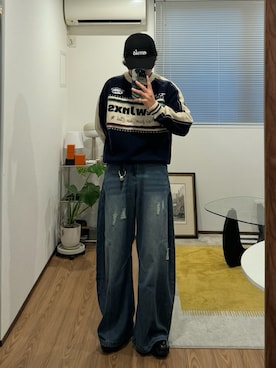 「アイテム（キーケース/キーアクセサリー）」を使った、かやさん（メンズ・168cm）の秋コーディネート