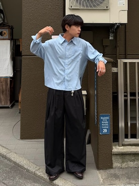 「HARUTA（ハルタ）のアイテム」を使った、かやさん（メンズ・168cm）の春コーディネート