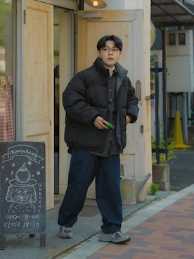 「WEGO（ウィゴー）のアイテム（ジャケット/アウター）」を使った、かやさん（メンズ・168cm）の秋コーディネート