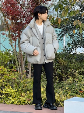 「ASCLO（エジュクロ）のアイテム（ジャケット/アウター）」を使った、かやさん（メンズ・170cm）の冬コーディネート