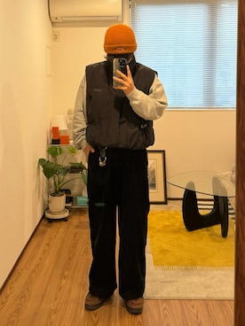 「アイテム（スウェット）」を使った、かやさん（メンズ・168cm）の秋コーディネート