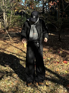 「Acne Studios（アクネストゥディオズ）のアイテム」を使った、かやさん（メンズ・168cm）の冬コーディネート