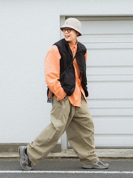「EDWIN（エドウィン）のアイテム」を使った、かやさん（メンズ・168cm）の春コーディネート