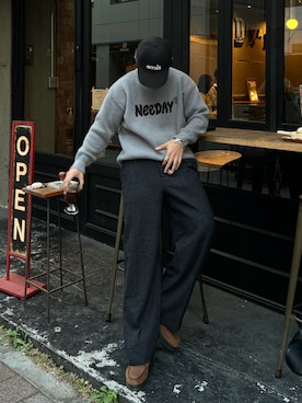 「アイテム（ブーツ）」を使った、かやさん（メンズ・168cm）の秋コーディネート