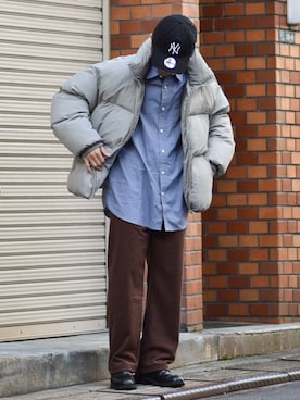 「ASCLO（エジュクロ）のアイテム（ジャケット/アウター）」を使った、かやさん（メンズ・170cm）の冬コーディネート