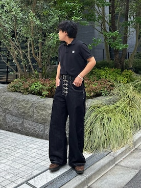 「アイテム（ブーツ）」を使った、かやさん（メンズ・168cm・20代）の夏コーディネート