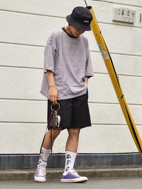 かやさん（メンズ・170cm）の夏コーディネート