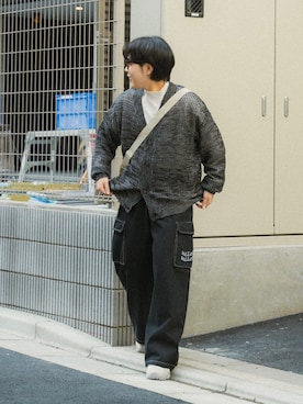 「Confirm（コンファーム）のアイテム」を使った、かやさん（メンズ・168cm）の春コーディネート