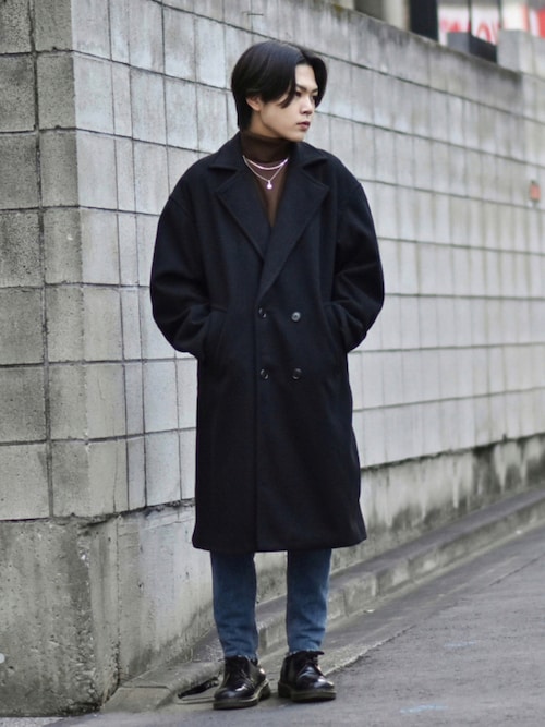 かや|WEGOのチェスターコートを使ったコーディネート - WEAR かや|WEGOのチェスターコートを使ったコーディネート - WEAR