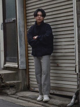 「アイテム（アナログ腕時計、ピンク系）」を使った、かやさん（メンズ・170cm）の春コーディネート