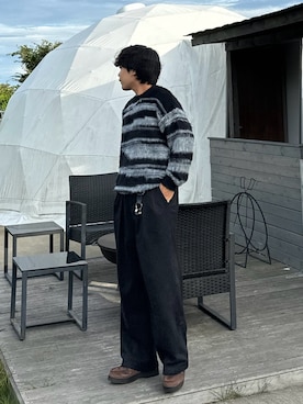 「アイテム（キーケース/キーアクセサリー）」を使った、かやさん（メンズ・168cm・20代）の秋コーディネート