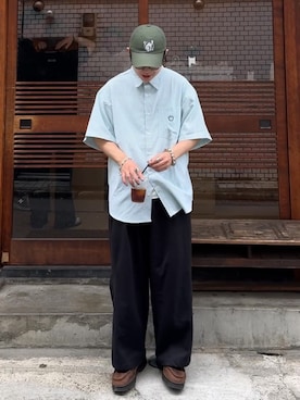 「アイテム（ブーツ）」を使った、かやさん（メンズ・168cm・20代）の夏コーディネート