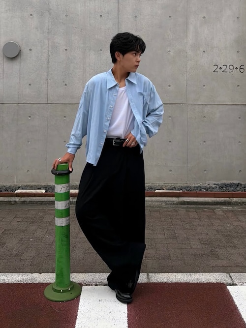 「KAIKO(カイコー)のKAIKO THE BELT(ベルト)」を使った、かやさん(メンズ・168cm)の秋コーディネート