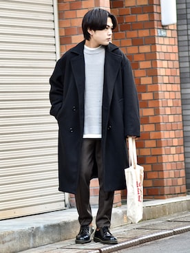 「WEGO（ウィゴー）のアイテム（ジャケット/アウター）」を使った、かやさん（メンズ・170cm）の冬コーディネート