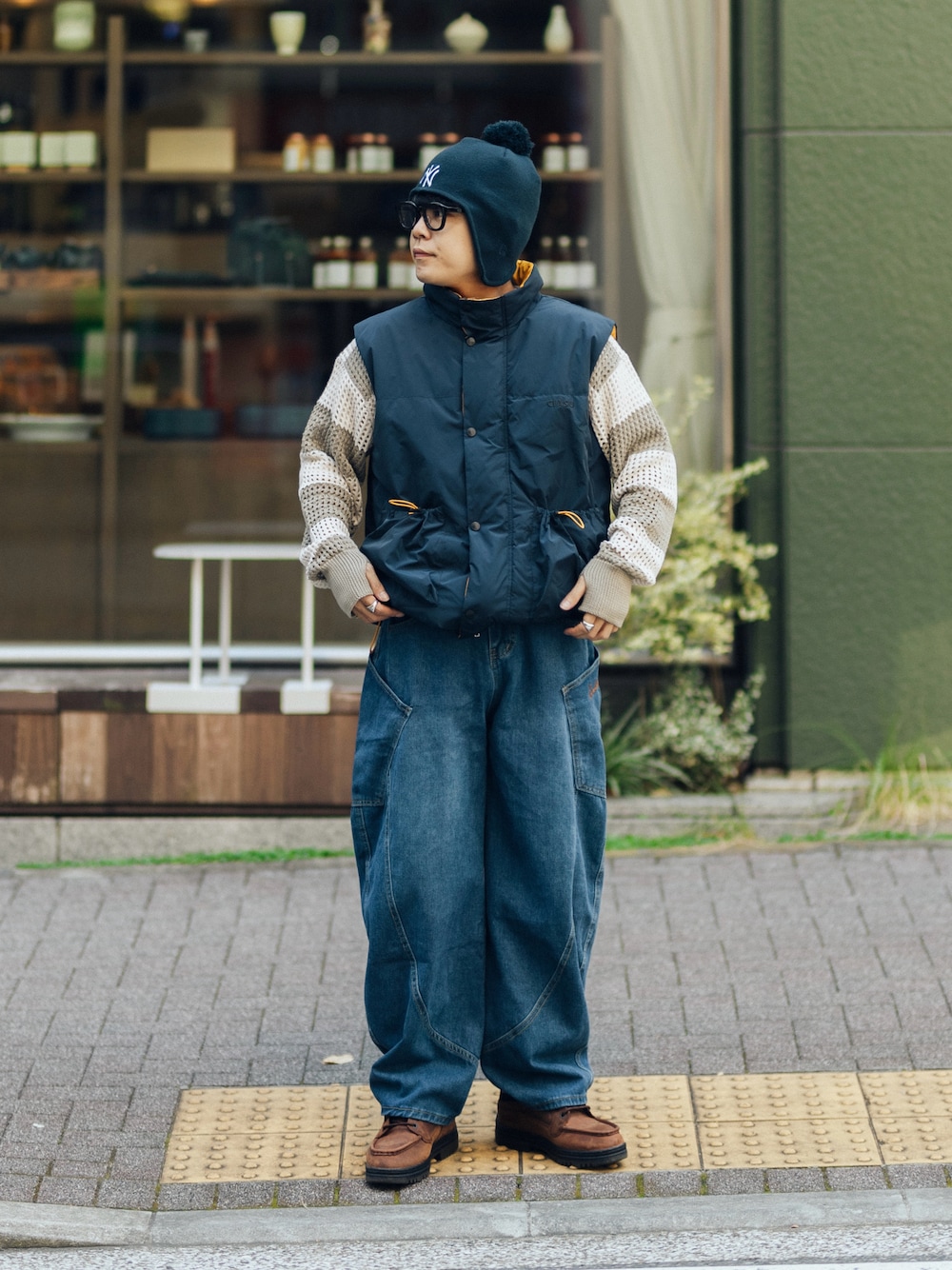 CIASUのダウンベストを使った人気ファッションコーディネート - WEAR