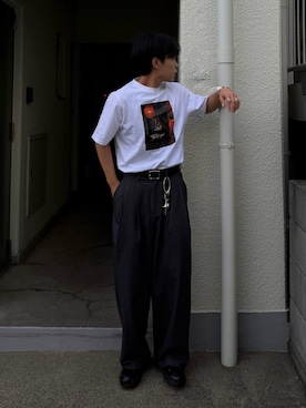 「KAIKO（カイコー）のアイテム」を使った、かやさん（メンズ・168cm）の夏コーディネート