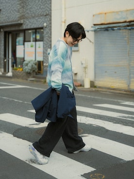 「Confirm（コンファーム）のアイテム」を使った、かやさん（メンズ・168cm）の春コーディネート