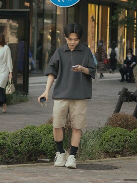 「Like Us（ライクアス）のアイテム」を使った、かやさん（メンズ・170cm）の夏コーディネート