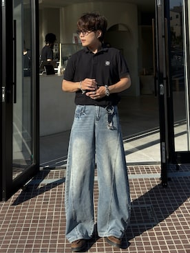 「アイテム（キーケース/キーアクセサリー）」を使った、かやさん（メンズ・168cm・20代）の夏コーディネート