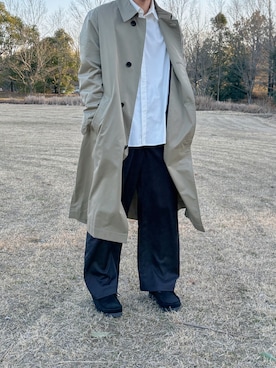 「MARGARET HOWELL（マーガレットハウエル）のアイテム」を使った、koki_noirさん（メンズ・172cm）の春コーディネート