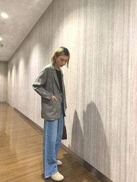 「URBAN RESEARCH DOORS（アーバンリサーチドアーズ）のアイテム（ジャケット/アウター）」を使った、masayooさん（レディース・167cm）の秋コーディネート