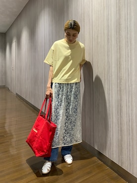 「URBAN RESEARCH DOORS（アーバンリサーチドアーズ）のアイテム（デニムパンツ）」を使った、masayooさん（レディース・167cm）の夏コーディネート