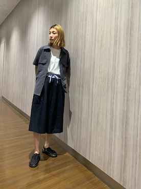 「EKAL（エカル）のアイテム」を使った、masayooさん（レディース・167cm）の夏コーディネート