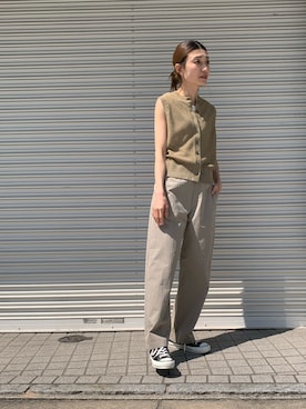 「FORK&SPOON（フォークアンドスプーン）のアイテム（トップス）」を使った、masayooさん（レディース・167cm）の春コーディネート
