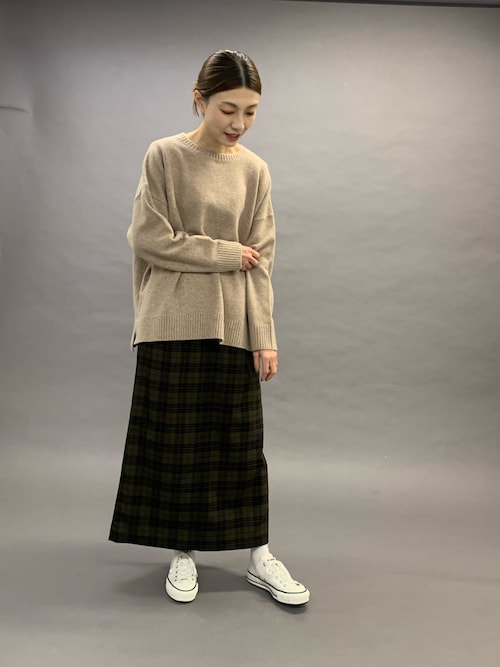 セール】FORK&SPOON チェックストレートスカート（スカート
