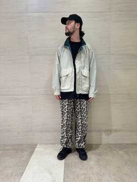 「ルーズフィット」｜オオサコゲンキさん（メンズ・183cm）の冬コーディネート