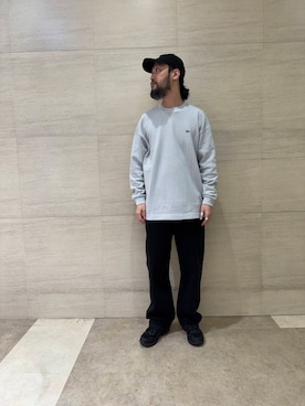 「ルーズフィット」｜オオサコゲンキさん（メンズ・183cm）の春コーディネート