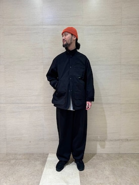 「ルーズフィット」｜オオサコゲンキさん（メンズ・183cm）の冬コーディネート