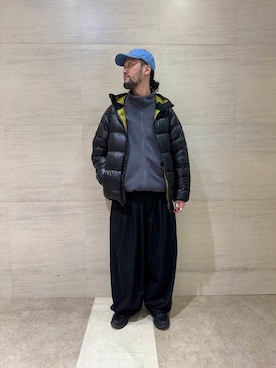 「ルーズフィット」｜オオサコゲンキさん（メンズ・183cm）の冬コーディネート