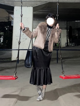 「Romansual（ロマンシュアル）のアイテム」を使った、🎀🤍さん（レディース・162cm）の秋コーディネート