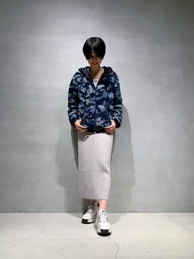 「DIESEL（ディーゼル）のアイテム（スカート）」を使った、kanaさん（レディース・170cm）の冬コーディネート
