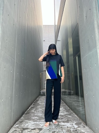 アンスリード　マルチカラー　ニット　パンツ　人気 UN3D.（アンスリード）の「MULTICOLOR KNIT PT / マルチカラー
