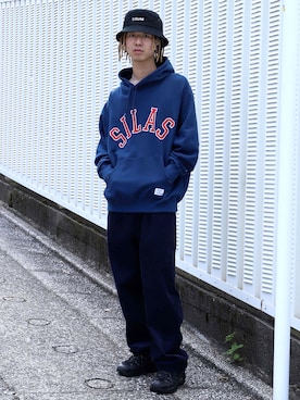 「SILAS（サイラス）のアイテム」を使った、SILASさん（メンズ・175cm）の秋コーディネート