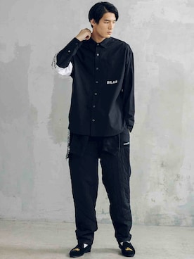 「SILAS（サイラス）のアイテム」を使った、SILASさん（メンズ・180cm）の秋コーディネート